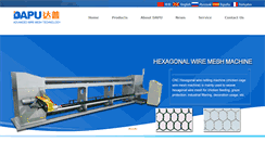 Desktop Screenshot of dapumachinery.com