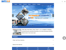 Tablet Screenshot of dapumachinery.com
